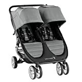Görüntü Bebek Jogger City Mini 2 Çift Puset | Hafif, Katlanabilir ve Kompakt Çift Bebek Arabası | Kayrak (Gri)