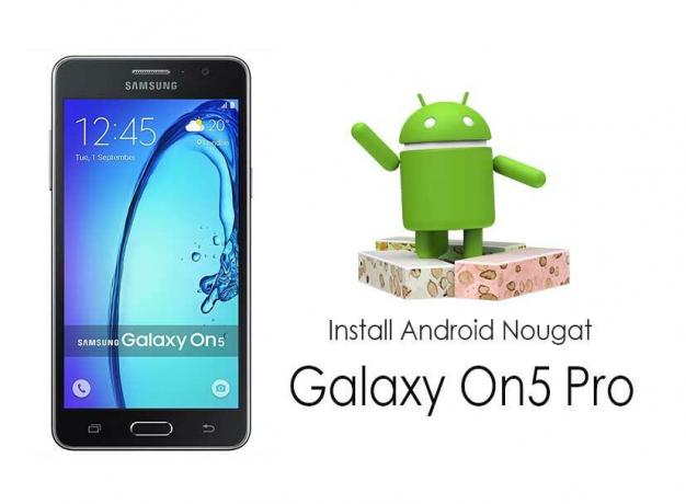 Stáhnout Nainstalovat Android 7.0 Nougat na Galaxy On5 Pro s G550FYXXU1CQL6