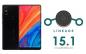 Lataa ja asenna Lineage OS 15.1 Xiaomi Mi Mix 2S: lle
