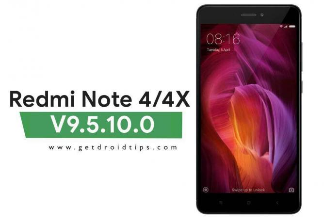 Redmi Note 4 / 4x पर MIUI 9.5.10.0 Global Stable ROM डाउनलोड और इंस्टॉल करें