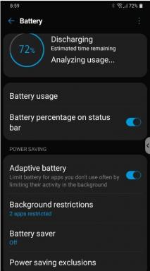Android 10-update brak LG G7 ThinQ batterijontlading / schattingspictogram voor sommige gebruikers