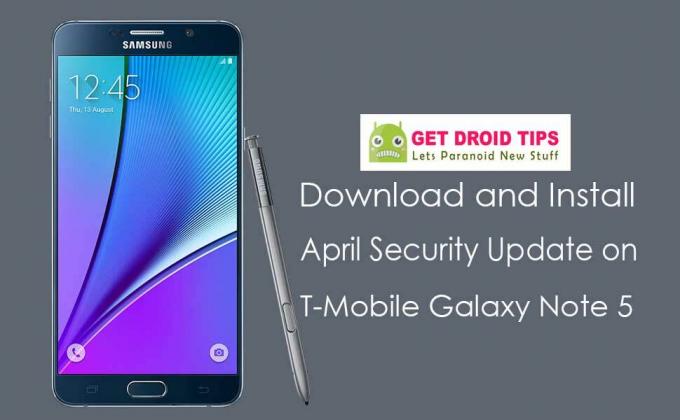 Baixe Instalar April Security N920TUVU4DQC2 no T-Mobile Galaxy Note 5