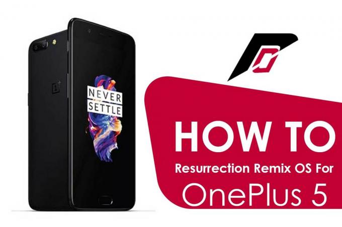 הורד את רמיקס התחייה ב- OnePlus 5 מבוסס Android 9.0 Pie