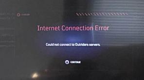 Outriders: Opraviť chybu internetového pripojenia