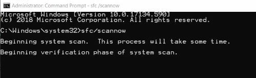 Windows 10 Update-Fehlercode 0x8007007e und 0x80073712 Update-Scan