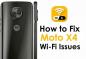 Come risolvere il problema WiFi su Moto X4 (Troubeshoot e risolto)