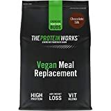 Image of THE PROTEIN WORKS Vegan Meal Replacement Shake | 100% vegetale | Vitamine che stimolano l'immunità | Conveniente, sano e veloce | Seta Cioccolato | 1 kg