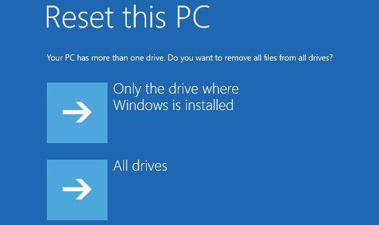إعادة تعيين جهاز كمبيوتر windows بسهولة