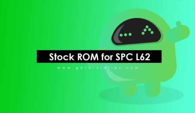 Stock ROMi installimine SPC L62-le [püsivara Flash-fail]