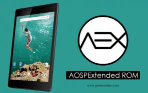 Preuzmite AOSPExtended za Nexus 9 temeljen na Androidu 9.0 Pie