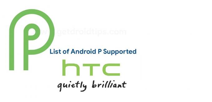 قائمة أجهزة HTC المدعومة بنظام Android 9.0 P