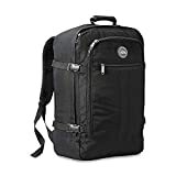 Afbeelding van Cabin Max Backpack Flight Approved Carry On Bag Massive 44 liter Travel Handbagage 55x40x20 cm - Metz Black