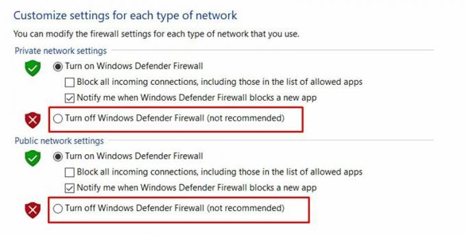 spegni Windows Defender