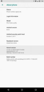 A Samsung Galaxy S9 AOSP 8.0 Oreo Project Treble most forog