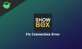 כיצד לתקן שגיאת חיבור של Showbox?