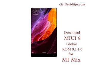 Unduh MIUI 9 Global ROM 9.1.1.0 untuk MI Mix