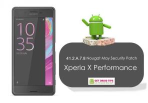 Scarica 41.2.A.7.8 patch di sicurezza di giugno per Xperia X Performance