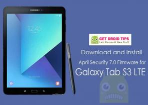 Baixe Instalar April Security T825XXU1AQDC no Galaxy Tab S3 LTE