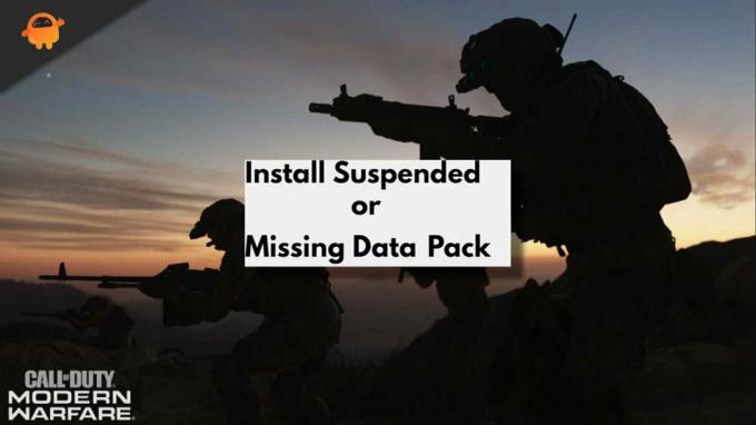 Slik installerer du suspendert eller manglende datapakke på moderne krigføring