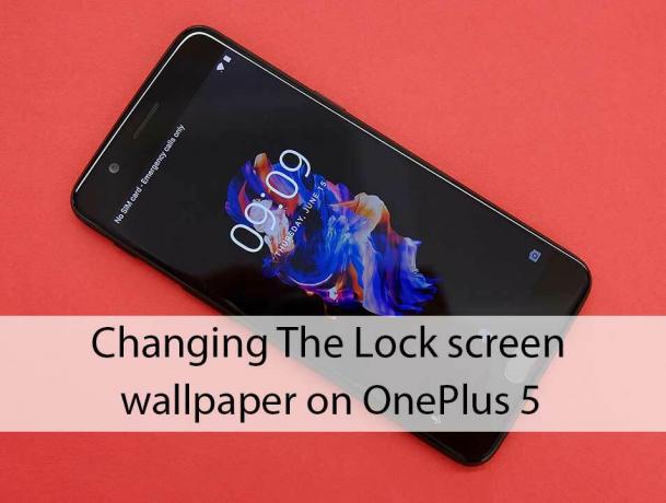 Как изменить обои экрана блокировки на OnePlus 5