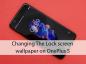 Slik endrer du låseskjermtapet på OnePlus 5