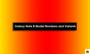 أرقام ومتغيرات Samsung Galaxy Note 8