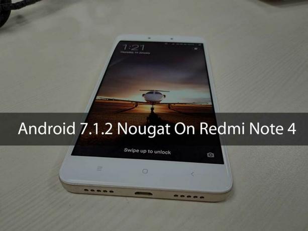 Télécharger Android 7.1.2 officiel Nougat sur Redmi Note 4 (ROM personnalisée, AICP)