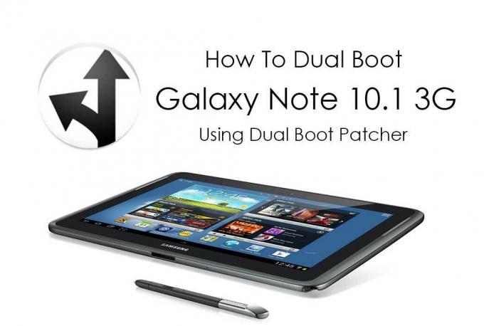 Kā dubultot sāknēšanu Galaxy Note 10.1 3G, izmantojot Dual Boot Patcher