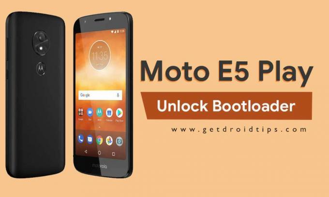 Jak odemknout bootloader na Motorola Moto E5 Play [James]