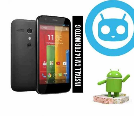 כיצד להתקין את Android 7.0 Nougat CM14 עבור Moto G (פלקון)