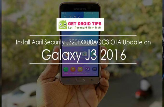 İndir Nisan Güvenlik J320FXXU0AQC3'ü Galaxy J3 2016'ya Yükleyin