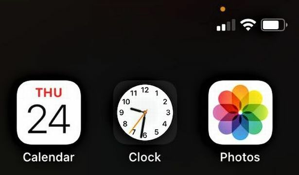 Cosa significa il punto arancione in iOS 14?