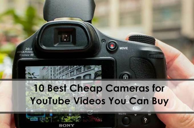 10 beste goedkope camera's voor YouTube-video's die u kunt kopen