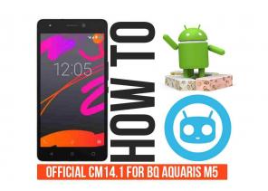Инсталирайте Android 7.1 Nougat Official CM14.1 за BQ Aquaris M5