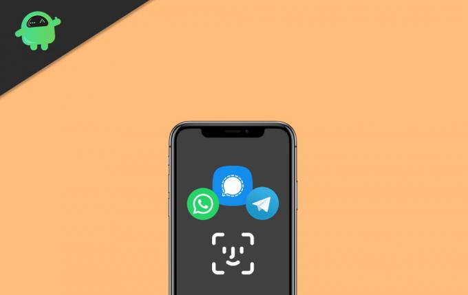قفل WhatsApp و Telegram و Signal باستخدام Face ID على iPhone