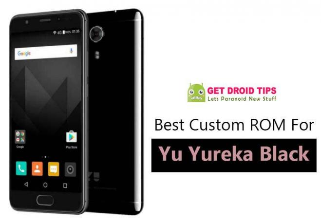 Lista över alla bästa anpassade ROM för Yu Yureka Black