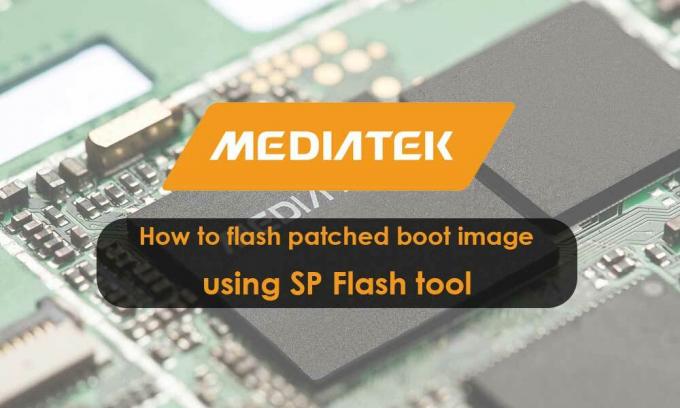 Kaip mirksėti užtaisytą įkrovos vaizdą „MediaTek“ įrenginyje naudojant „SP Flash“ įrankį