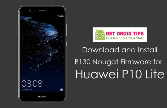 Stiahnite si Inštalácia firmvéru B130 Nougat pre Huawei P10 Lite (WAS-LX1A) (Bytel, Francúzsko)