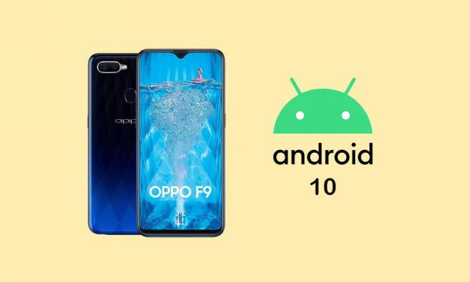 Oppo F9 Pro Android 10 עם ColorOS 7 Tracker Update