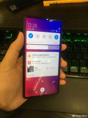 Fuite des images de Xiaomi Mi Mix 3: modèle blanc avec caméra pop-up