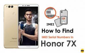 كيفية البحث عن أرقام IMEI التسلسلية في Honor 7X