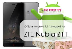 Stáhněte si a nainstalujte oficiální Android 7.1.1 Nougat pro ZTE Nubia Z11