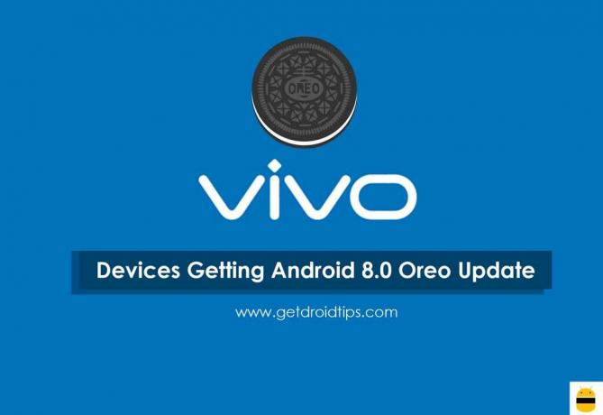 Συσκευές Vivo Λήψη ενημέρωσης Android 8.0 Oreo