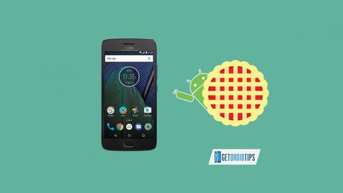 Descargar Instalar la actualización de AOSP Android 9.0 Pie para Moto G5 Plus