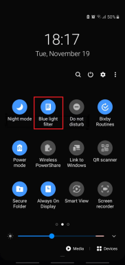 Hvordan automatiserer jeg blått lysfilter, nattmodus, DND ved hjelp av Samsung One UI?