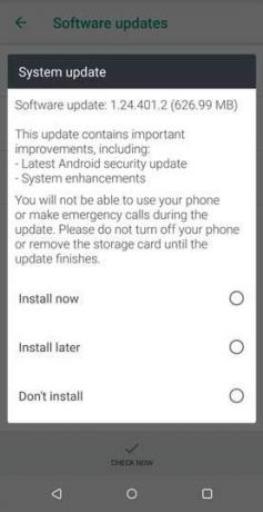 Last ned og installer 1.24.401.2 januar 2018 Sikkerhetsoppdatering for HTC U11 + 