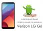 Telepítse a VS98811A Nougat OTA frissítést a Verizon LG G6-ra (VS988)