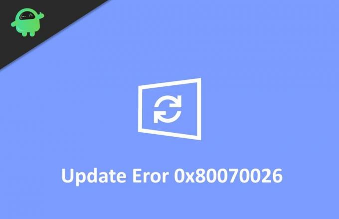 Cómo reparar el error de actualización de Windows 10 0x80070026