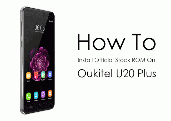 Cómo instalar la ROM de stock oficial en Oukitel U20 Plus