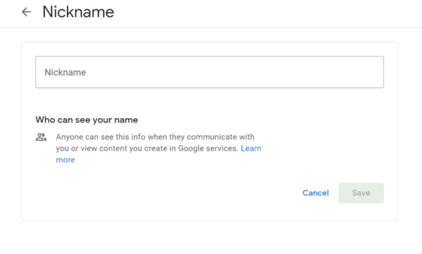 Comment changer votre nom d'affichage dans Google Sheets